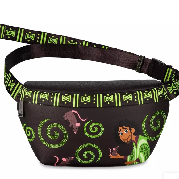 Disney Loungefly Encanto \'\'We Don\'t Talk About Bruno\'\' Glow-in-the-Dark Belt Bag
